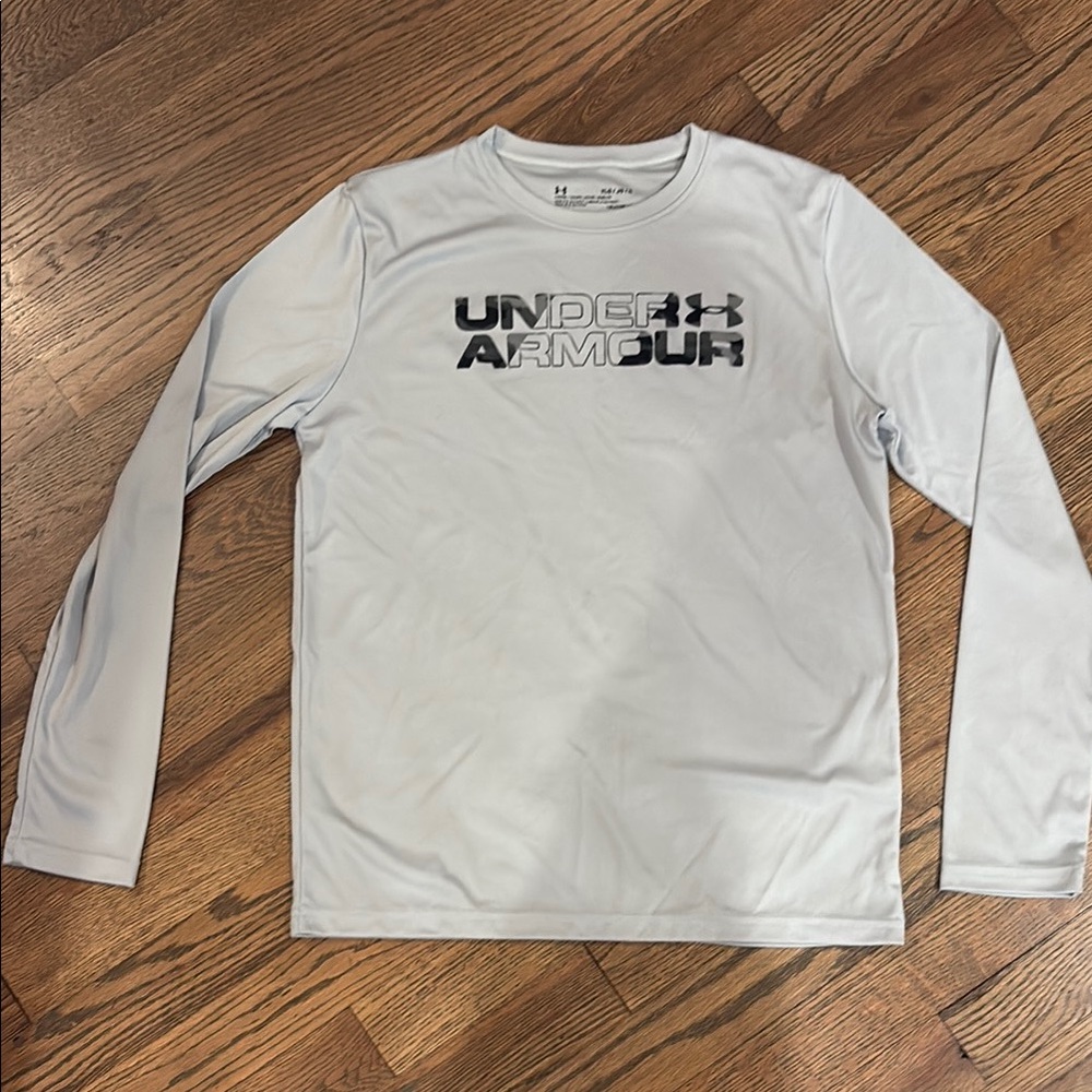Under Armour Kids Long Sleeve Tee - Gray